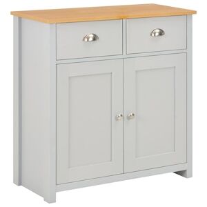 HELLOSHOP26 - Buffet bahut armoire console meuble de rangement gris 79 cm 4402263 - Publicité