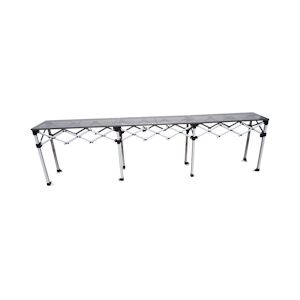 Comptoir pliant en acier pour stand buvette 286 x 40,5 cm Furnitrade