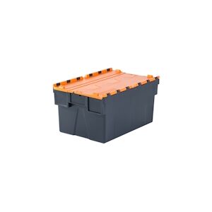 Provost Bac navette gerbable et emboîtable orange 69L - 60 x 40 x 40cm PROVOST