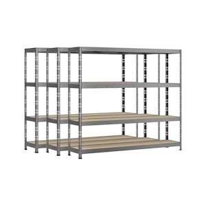 MODULO STORAGE Jeu 3 étagères Rack MODULÖ STORAGE charge lourde 40x220xH 185 cm très grande longueur