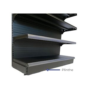 EUROP'METAL Plinthe Noir L.133cm PLNOIR1330