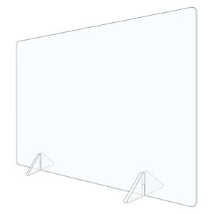 Protection Caisse plexiglass 1000xH680 mm + ouverture 20x15cm Etiq-Etal