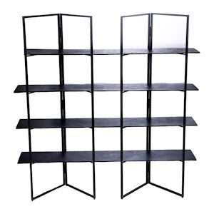 Etagère Ballia noir -  Rectangle Aluminium Amadeus 147x35 cm - Publicité