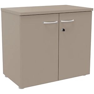 JPG Armoire basse NF Environnement  H.72 cm x L.80 cm Argile - portes battantes