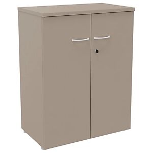 JPG Armoire mi-haute NF Environnement  H.104 cm x L.80 cm Argile - portes battantes