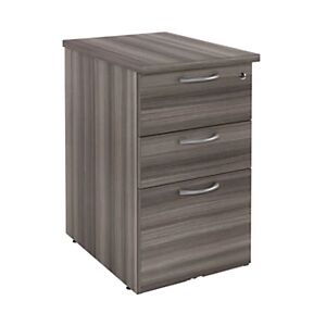 JPG Caisson melamine NF Environnement hauteur bureau Cedre - H.72 x L. 42 x P. 60 cm