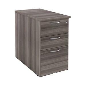 JPG Caisson melamine NF Environnement hauteur bureau Cedre - H.72 x L. 42 x P. 80 cm