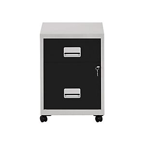 JPG Caisson mobile Pratic 2 tiroirs Aluminium Tiroirs Noir