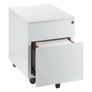 JPG Caisson mobile metal Universal - 2 tiroirs - Blanc