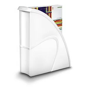 Lot de 10 - Cep Porte-Revues Gloss - Blanc - Publicité