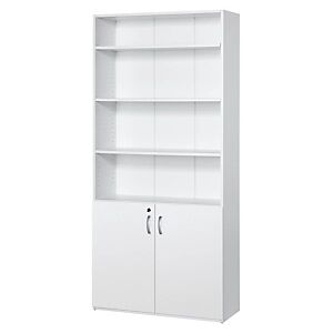 JPG Portes basses Libri 2 - Blanc (Lot de 2)