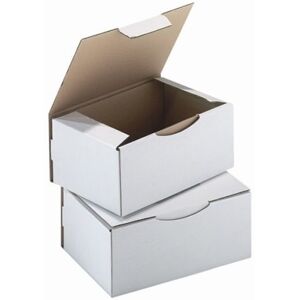 Packdiscount Boîte carton blanche 15 x 15 x 6 cm - Publicité