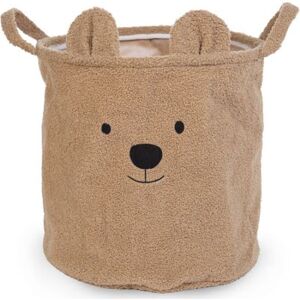 Childhome Panier de rangement Teddy beige (40 x 40 cm) - Publicité