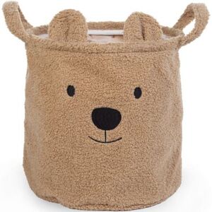 Childhome Panier de rangement Teddy beige (30 x 30 cm) - Publicité