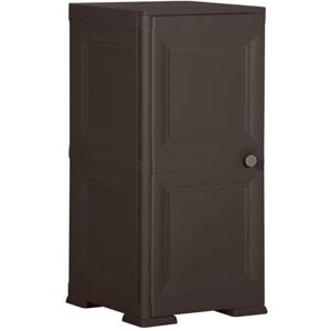 Non communiqué vidaXL Armoire en plastique 40x43x85,5 cm Design de bois Marron Brun - Publicité