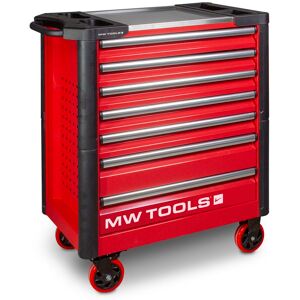 Servante robuste 7 tiroirs rouge MW Tools GWA107