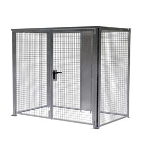 Bauer box de stockage securise avec toit type lbm   prof. 1595 mm