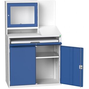 BOTT armoire informatique double avec caisson de protection