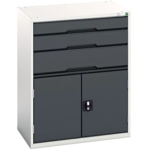 BOTT armoire a tiroirs verso - hauteur 1000 mm   larg. 800 mm   nbre de tiroirs 3...