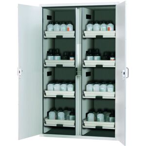 Axess Industries armoire pour produits chimiques acier/mélaminé   dim. ext. lxpxh 1197 x 603 x...