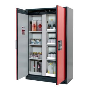 Axess Industries armoire de sécurité pour liquides inflammables   coloris portes rouge...