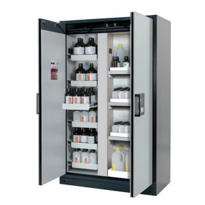 Axess Industries armoire de securite pour liquides inflammables   coloris portes gris clair...