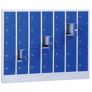 Axess Industries armoire casier a effet personnel   nbre de casiers 20   fermeture a clef