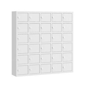 Axess Industries armoire securisee pour petits objets   nbre de casiers 30   fermeture a clef...