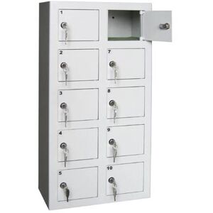 Axess Industries armoire securisee pour petits objets   nbre de casiers 60   fermeture a clef...