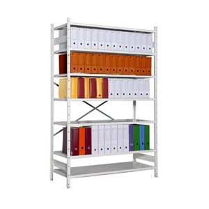 Axess Industries rayonnage archives a tablettes pleines tôlees - hauteur 2380 mm   long. utile...