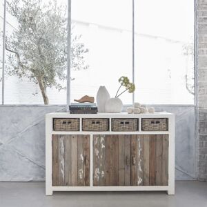 Berah Getah Buffet en bois recycle massif 150 cm