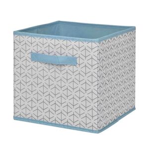Blancheporte Cube rangement tissu pliable - lots - Blancheporte Blanc Lot de 4