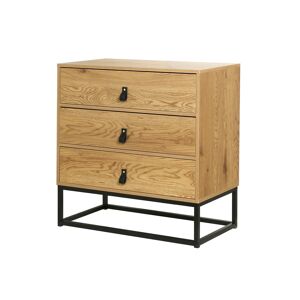 Blancheporte Commode STOCKIES style industriel -3 tiroirs - Blancheporte Écru Unité