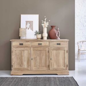 BOIS DESSUS BOIS DESSOUS Buffet en teck massif 150 cm