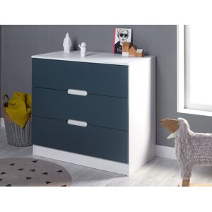 Chambrekids Commode Blanc & Bleu nuit Opus