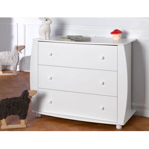 Chambrekids Commode bébé Médéa Blanc