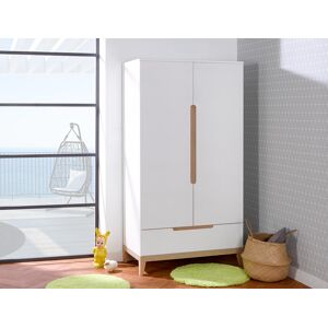 Chambrekids Armoire enfant Evidence Blanc & Hêtre