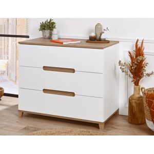 Chambrekids Commode blanc & bois MILOR