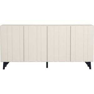 Woood Miller - Buffet 4 portes en bois L181cm - Couleur - Blanc