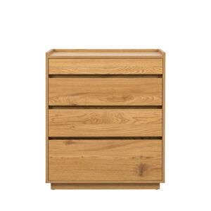 Drawer Since - Commode 4 tiroirs en bois L75cm - Couleur - Bois clair