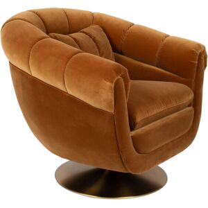 Dutchbone Member - Fauteuil en tissu - Couleur - Marron