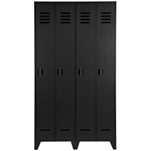 Woood Stijn - Armoire vestiaire 2 portes - Couleur - Noir