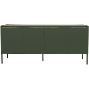 Tenzo Switch - Buffet en bois 4 portes L173cm - Couleur - Vert forêt