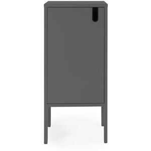 Tenzo Uno - Petit meuble de rangement en bois H89cm - Couleur - Gris anthracite