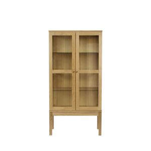 Woodman AbbeyWood - Vitrine en bois 2 portes - Couleur - Bois clair