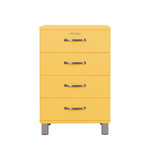 Tenzo Malibu - Petit meuble de rangement vintage L60cm - Couleur - Jaune