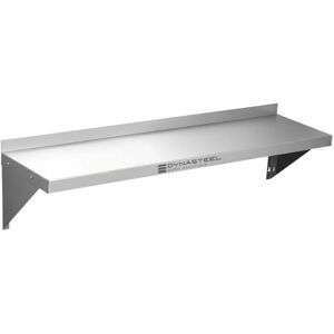 Dynasteel Etagère Murale en Inox - L 1200 x P 300 mm