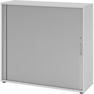 hjh OFFICE PRO BETA 1733S - Gris Armoire à rideaux