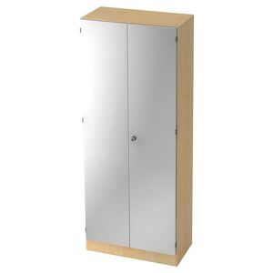 hjh OFFICE PRO SIGNA K 6200 SG - Érable/Argent avec bouton (verrouillable) Casier à vestiaire