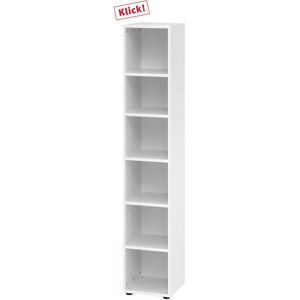 hjh OFFICE PRO BETA 9   Étagère   6 HC   40 cm - Blanc